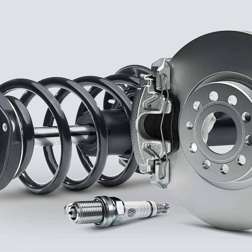 Ausschnitt verschiedener VW Original Teile