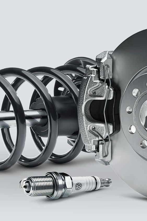 Ausschnitt verschiedener VW Original Teile