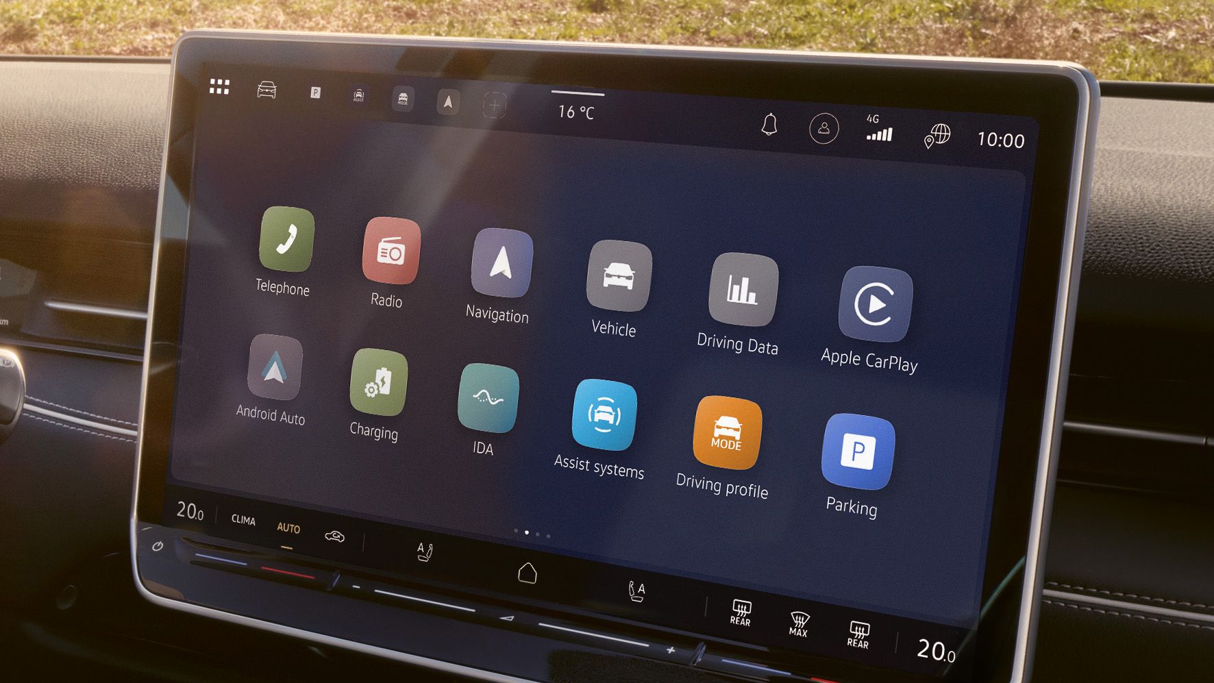 Menu Infotainment Volkswagen ID. Software 6.0 