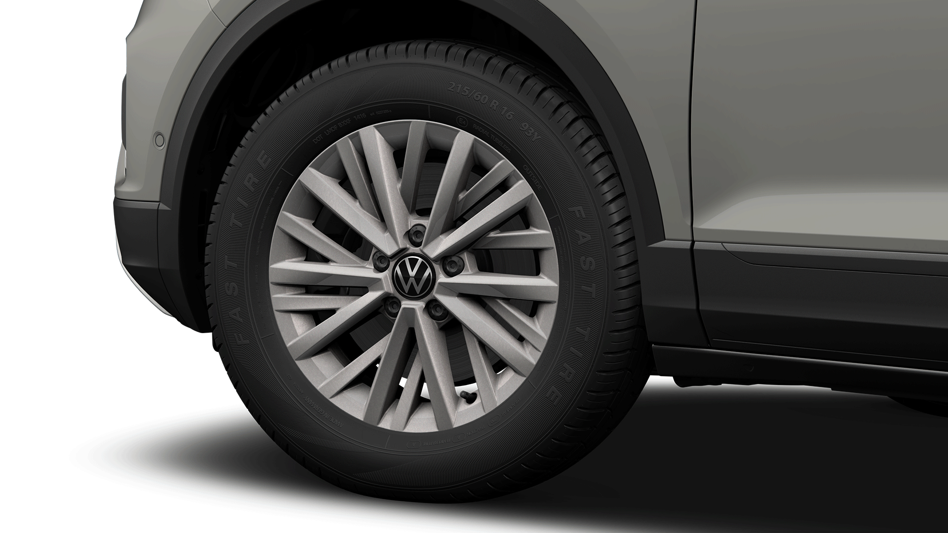 Jantes de liga leve „Chester“ de 16 polegadas para o VW T-Roc