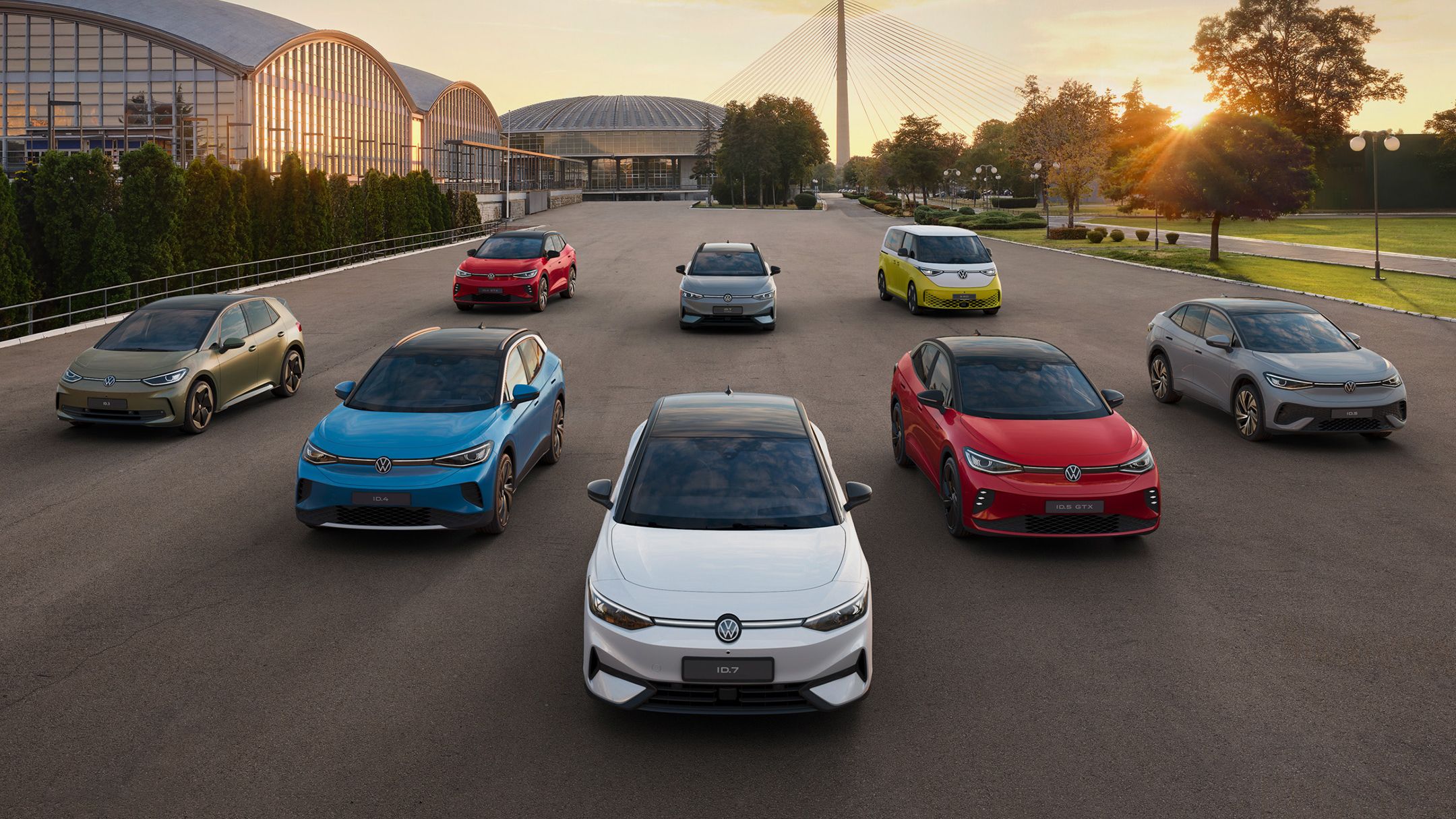 Oito veículos da gama de elétricos da Volkswagen