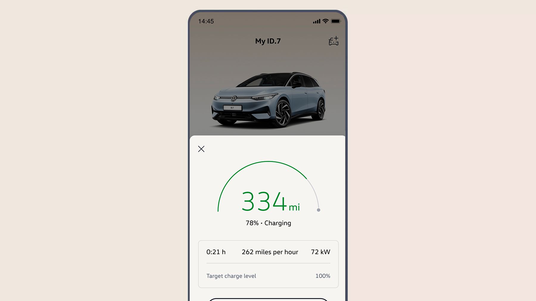 App Volkswagen Carregamento