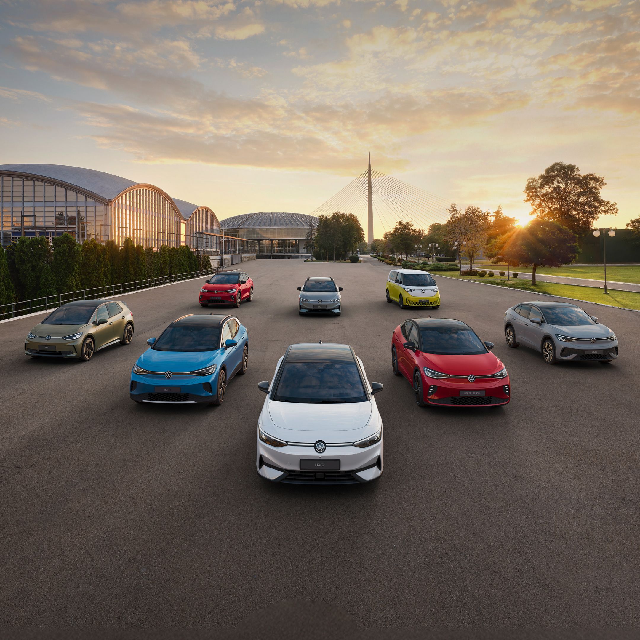 Oito veículos da gama de elétricos da Volkswagen
