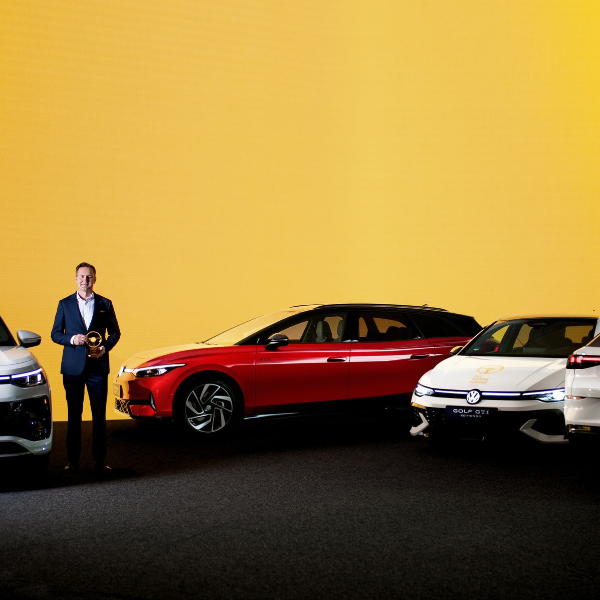 Sucesso em toda a linha: Thomas Schäfer com os quatro vencedores do Volante de Ouro 2025