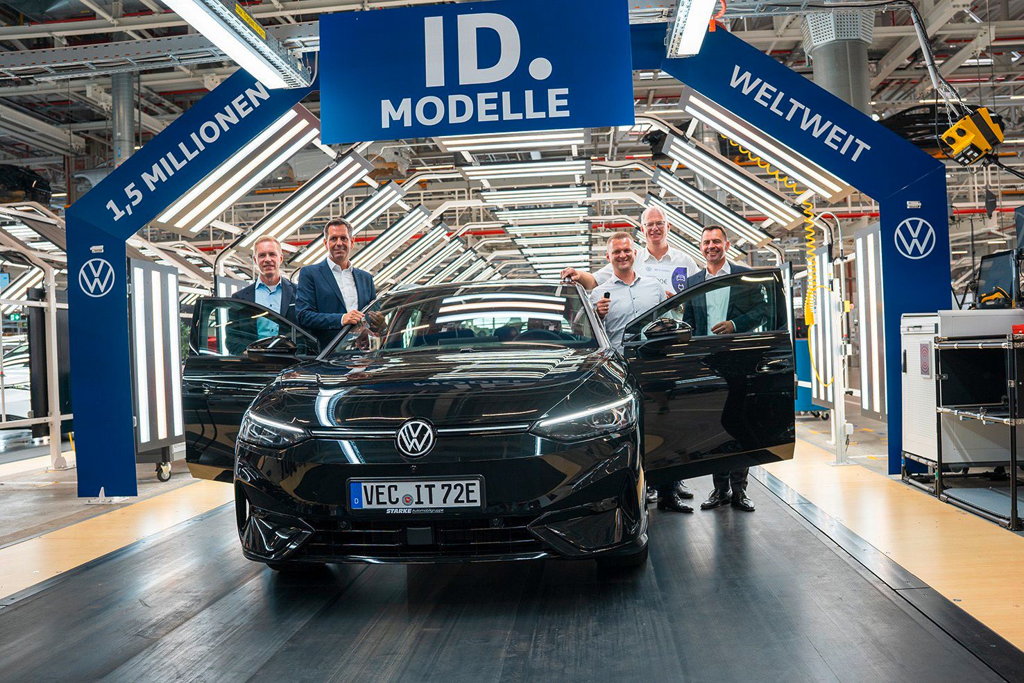 Volkswagen entrega o modelo ID. totalmente elétrico número 1.500.000