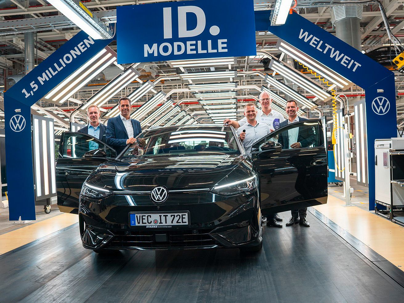 Volkswagen entrega o modelo ID. totalmente elétrico número 1.500.000