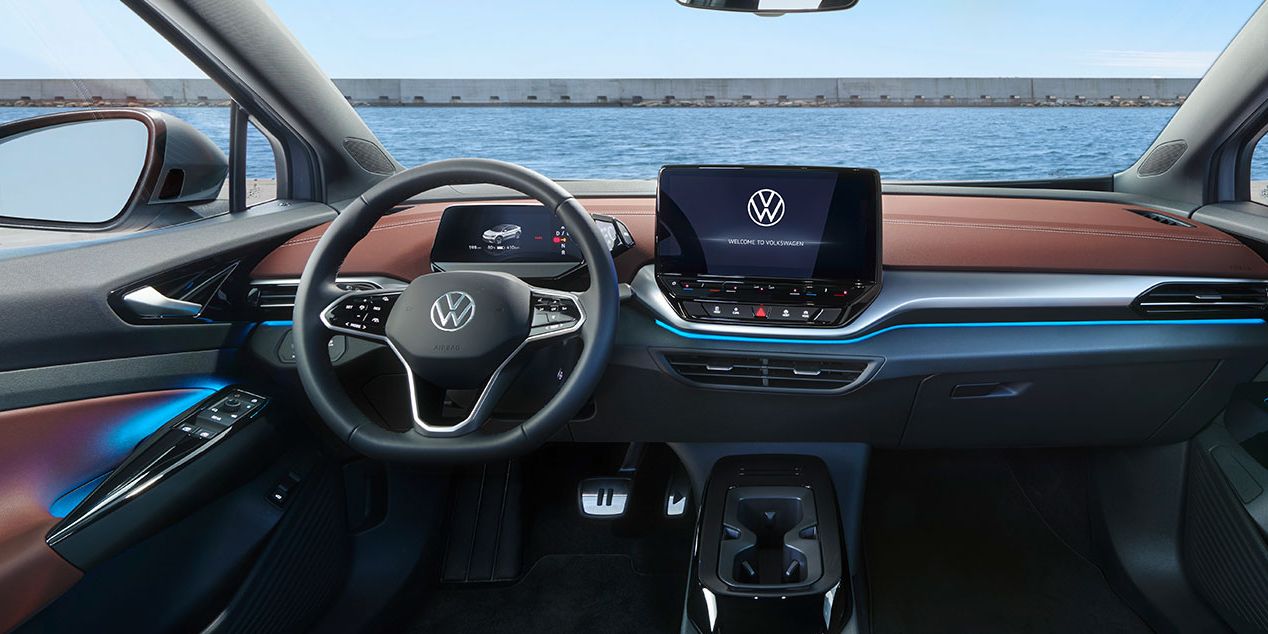 Interieur und Ambientebeleuchtung des VW ID.5