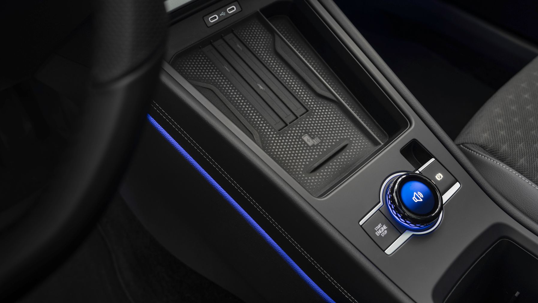 Compartimento de carga sem fios para telemóvel Volkswagen T-roc