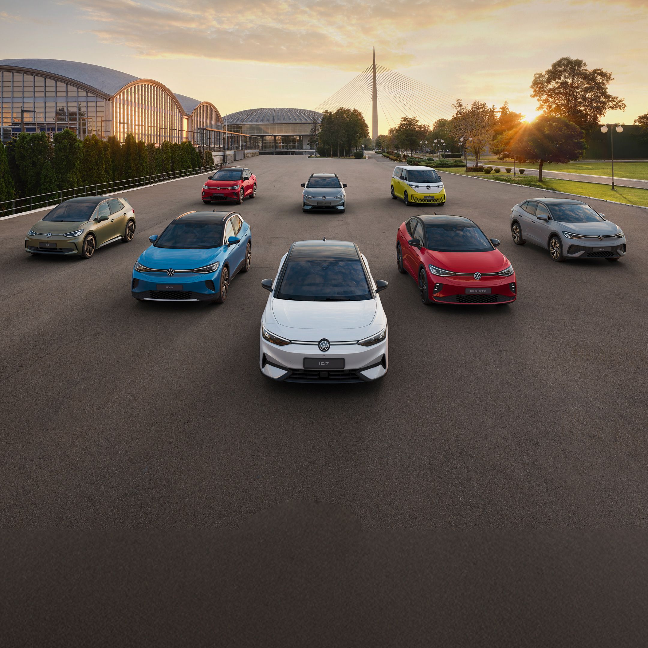 Oito veículos da gama de elétricos da Volkswagen