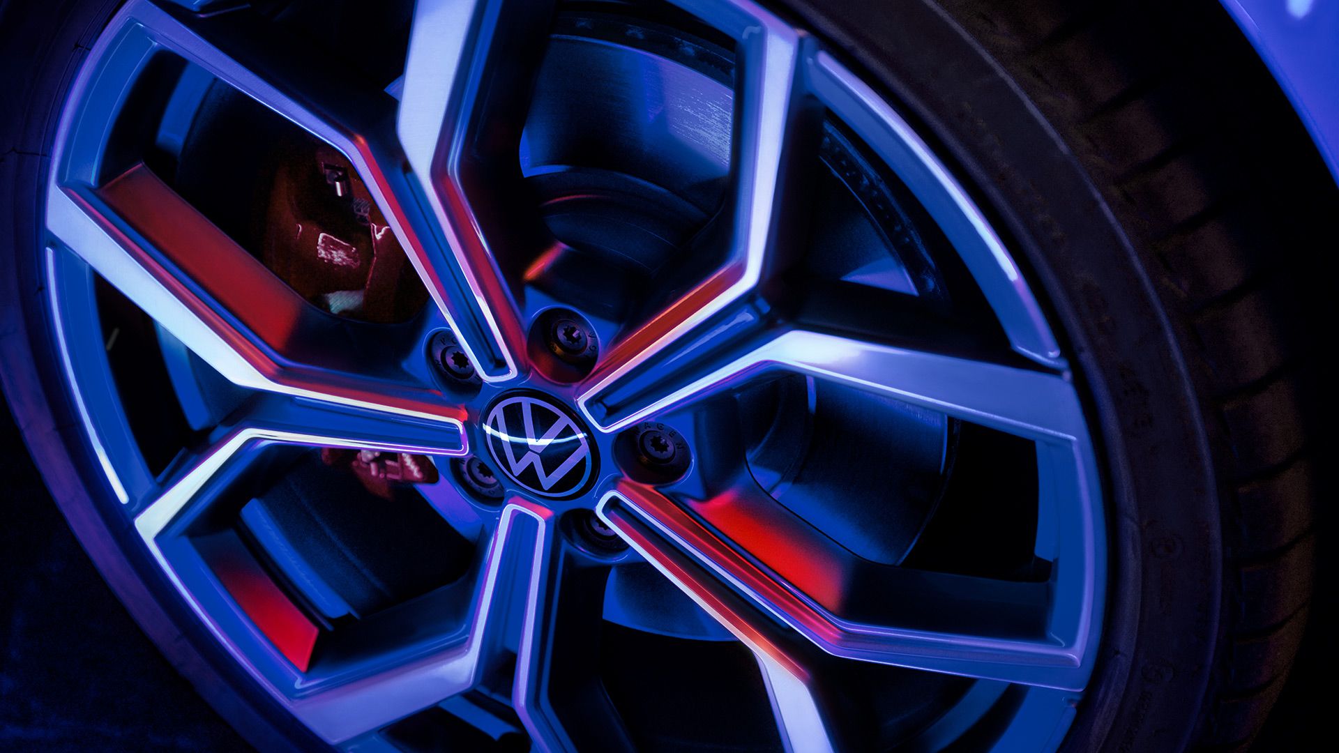 Pormenor da jante "Faro" de 18 polegadas do Polo GTI.