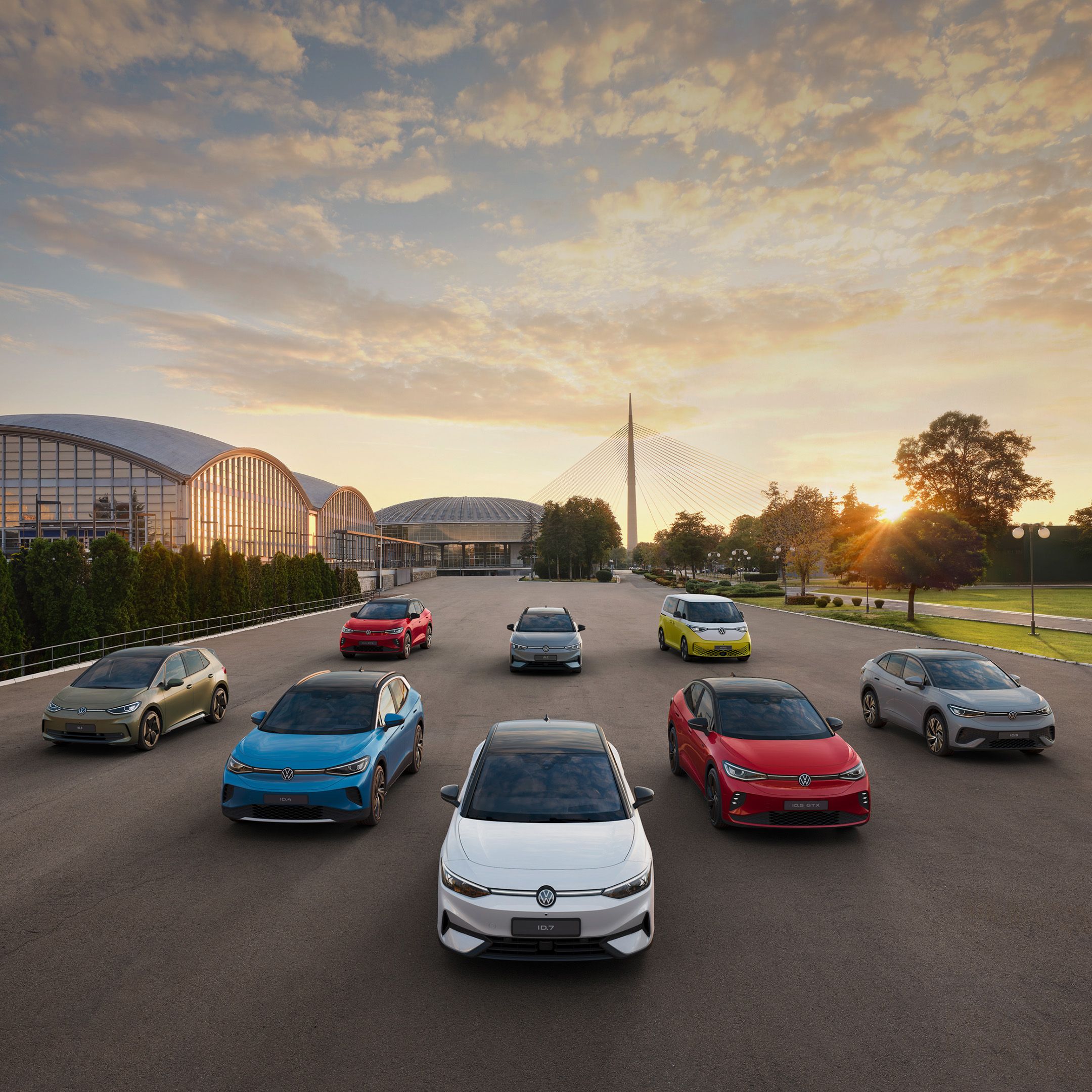 Oito veículos da gama de elétricos da Volkswagen