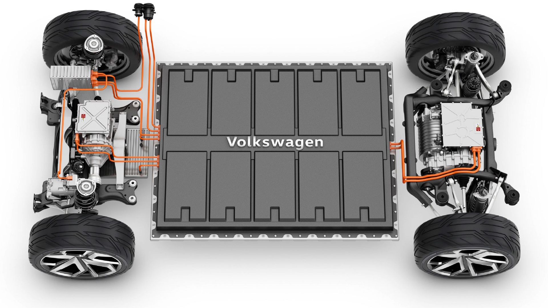 Gráfico da plataforma modular elétrica da VW