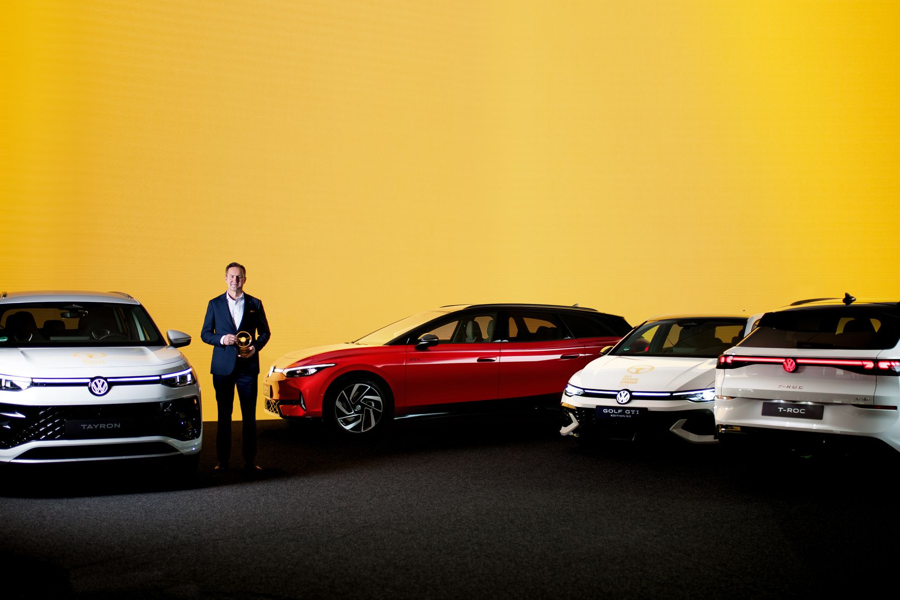 Sucesso em toda a linha: Thomas Schäfer com os quatro vencedores do Volante de Ouro 2025