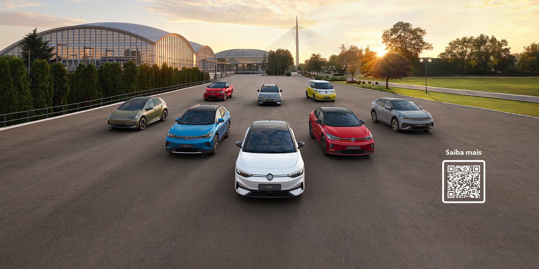 Oito veículos da gama de elétricos da Volkswagen