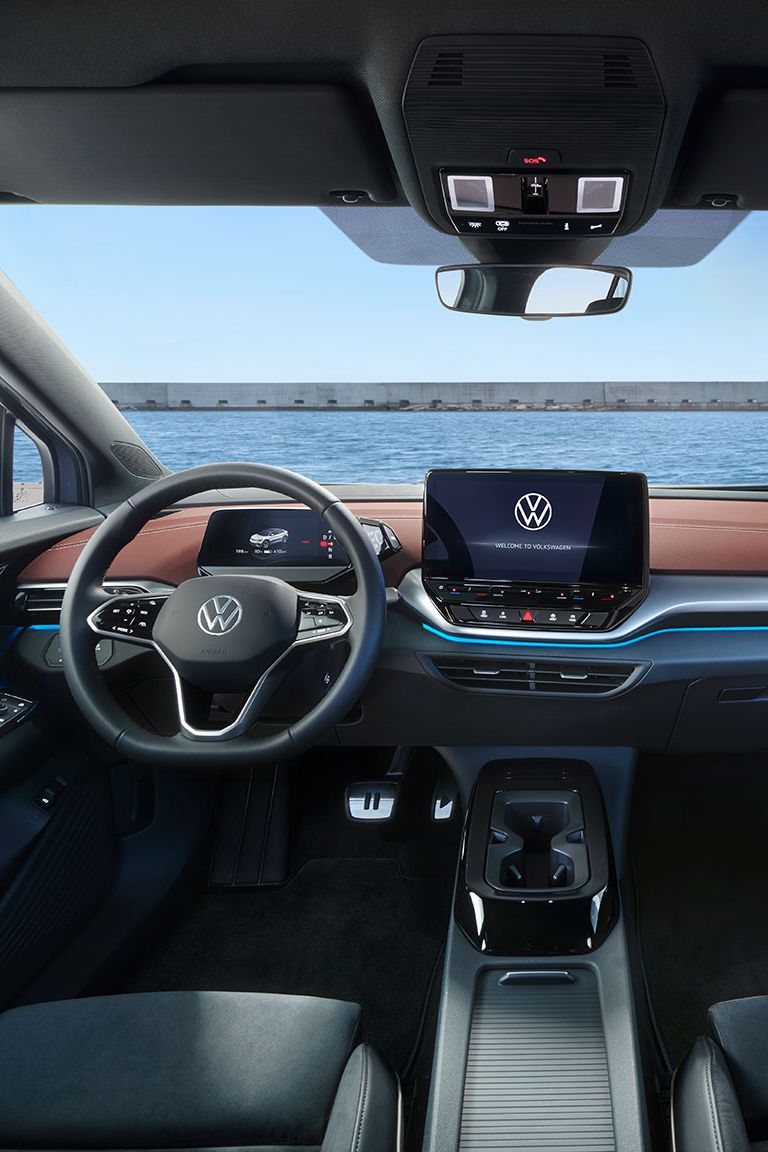 Interieur und Ambientebeleuchtung des VW ID.5