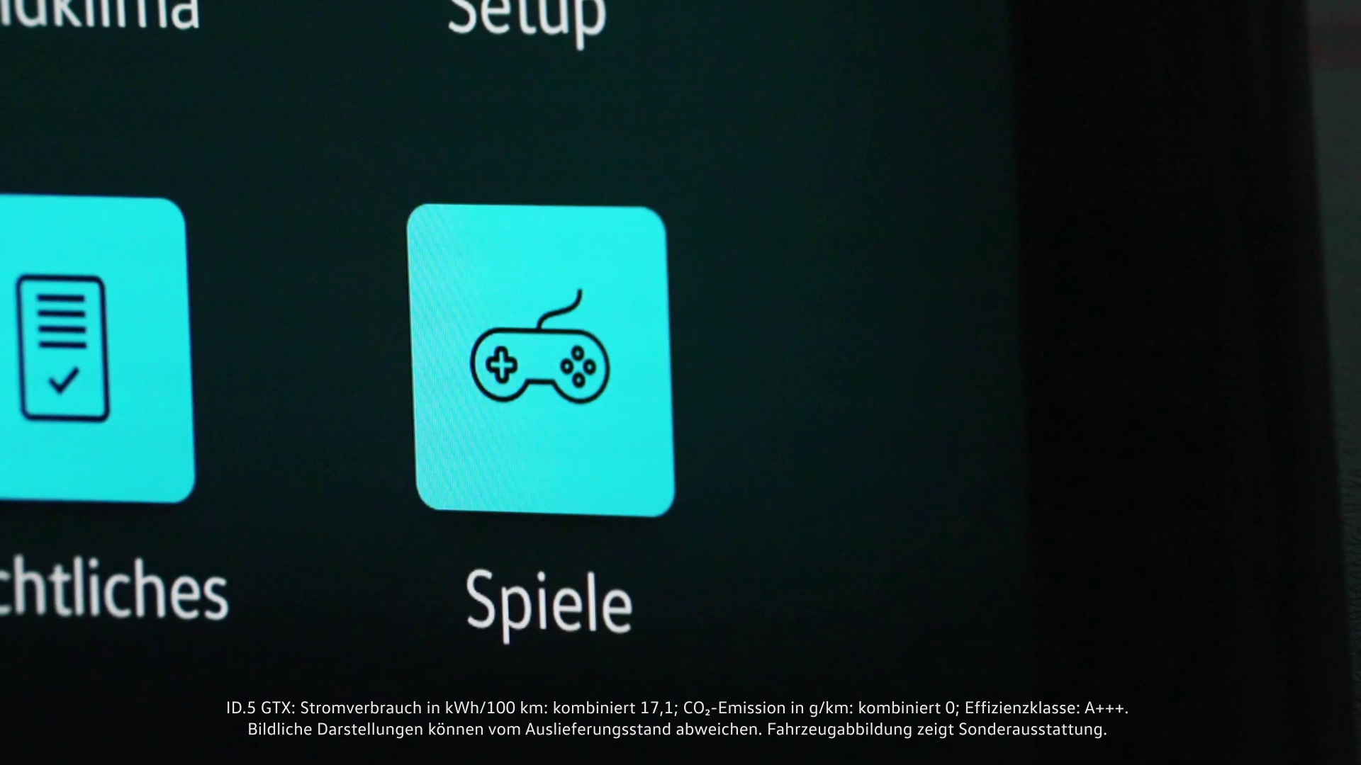 Erklär-Film über die In-Car App „Spiele“ – ID. Software 3.0