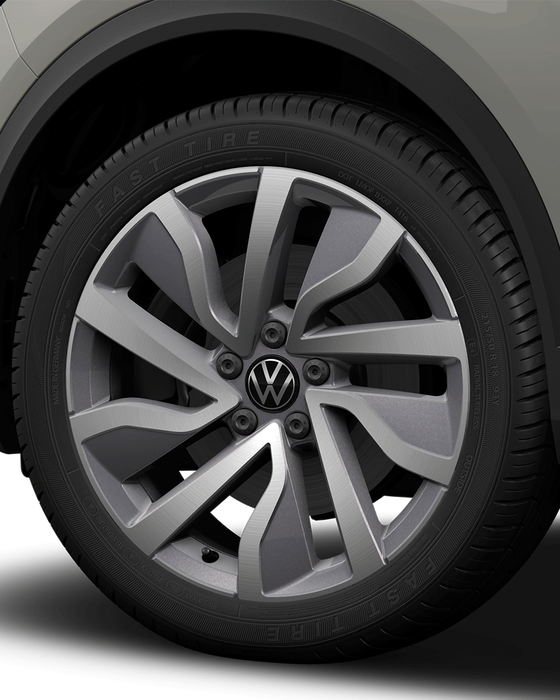 Jantes de liga leve "Portimao" de 18 polegadas para o VW T-Roc, superfície polida