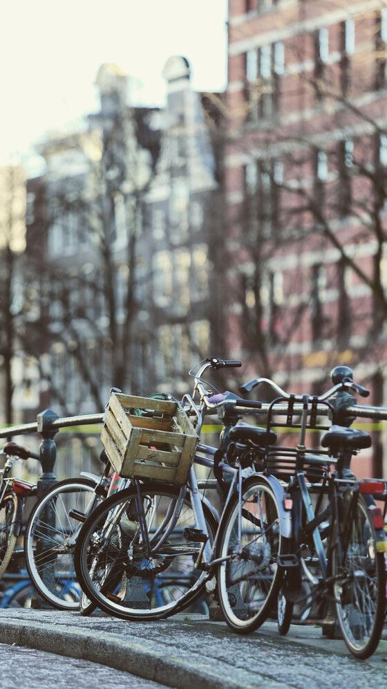 Bicicletas em Amesterdão